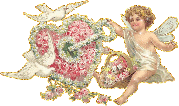 Cherub GIF linking to home